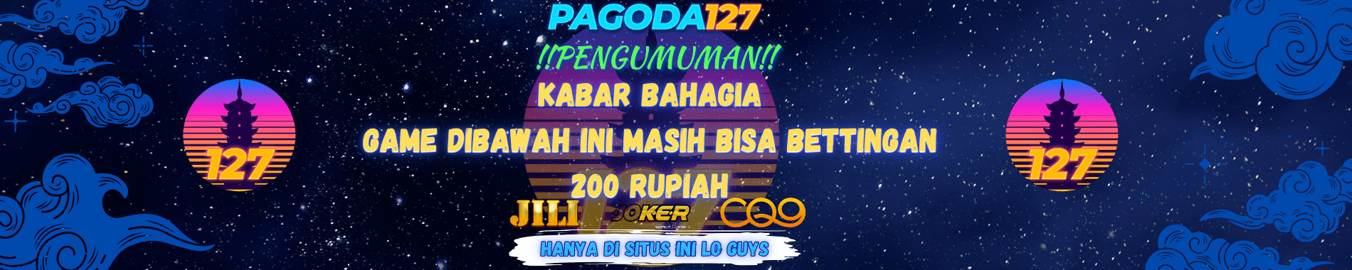 Kabar Gembira Untuk Member Setia PAGODA127